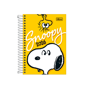Agenda Espiral Snoopy M5 2026 2 - Tilibra